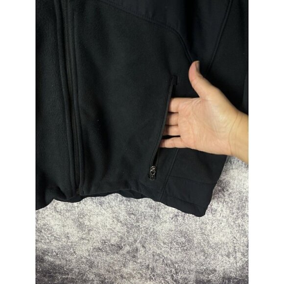 Columbia Collared Full Zip Softshell Fleece Jacket Black Mens Medium XM634 - Picture 4 of 11